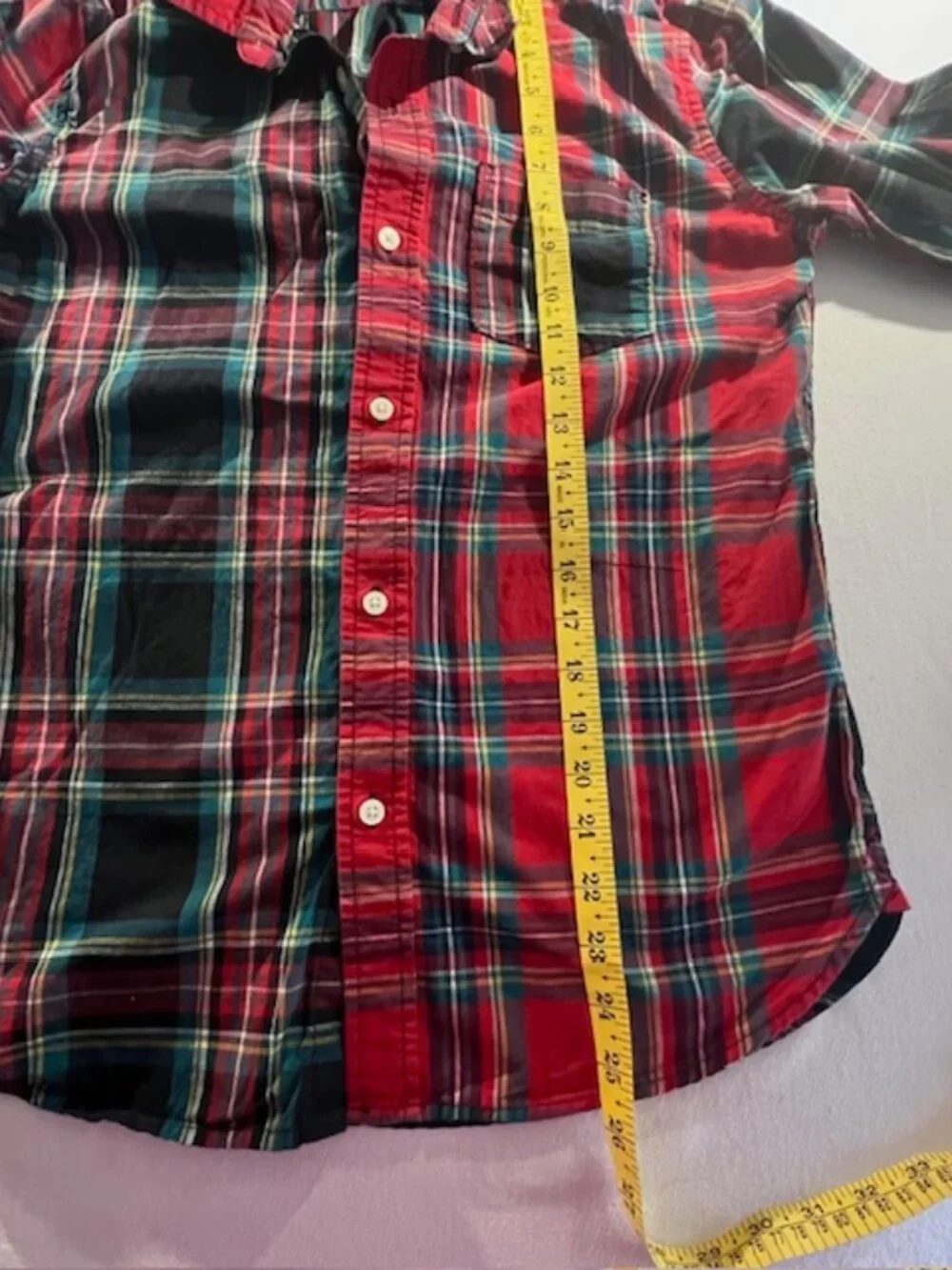 GAP multi-color tartan plaid 